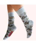 Männer Socken Bambus Vintage Motorbikes Powder