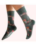 Dackel-Socken Männer Bambus Snuggly Dackel Powder