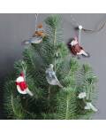 Good old friends: Mini Wintervogel roter Schal