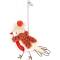 Good old friends: Mini Wintervogel brauner Schal