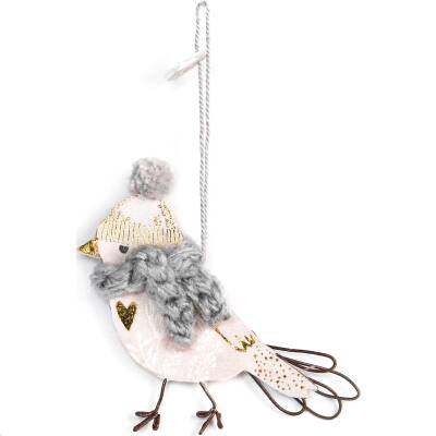 Good old friends: Mini Wintervogel hellgrauer Schal