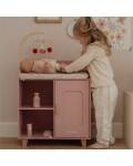 Little Dutch: Puppenwickeltisch Holz rosa ab 3 Jahren