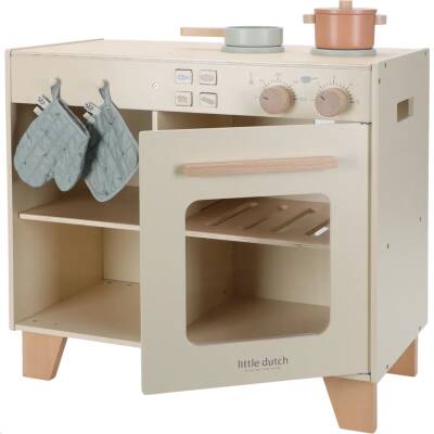 Kinderküche Holz mit Zubehör Little Dutch Essential