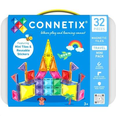 Connetix: Magnetbausteine Travel Mini 32 Teile