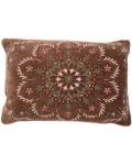 Imbarro: Kissen bestickt braun 60x40cm Viole