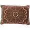 Imbarro: Kissen bestickt braun 60x40cm Viole