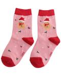 Miss Sparrow: Kinder Socken Bambus Lebkuchen rosa