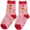 Miss Sparrow: Kinder Socken Bambus Lebkuchen rosa