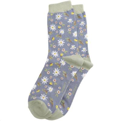 Miss Sparrow: Bambus Socken Soft Meadow denim