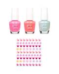 Souza: Kindernagellack 3er Set+Nagelsticker Einhorn