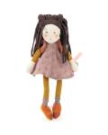Moulin Roty: Stoffpuppe Les Rosalies Mauve 31cm groß