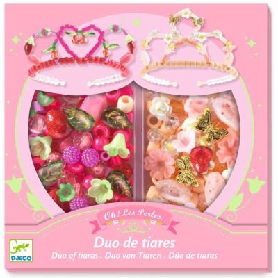 Djeco: Schmuck basteln Diademe Rosa ab 6+