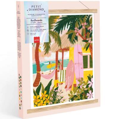 Diamond Painting Set Surfing für Kinder ab 12 J.