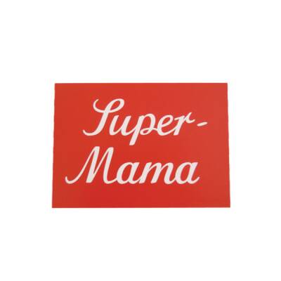 Postkarte Super Mama