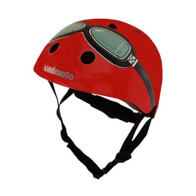 Kinderhelm/Fahrradhelm Red Goggle